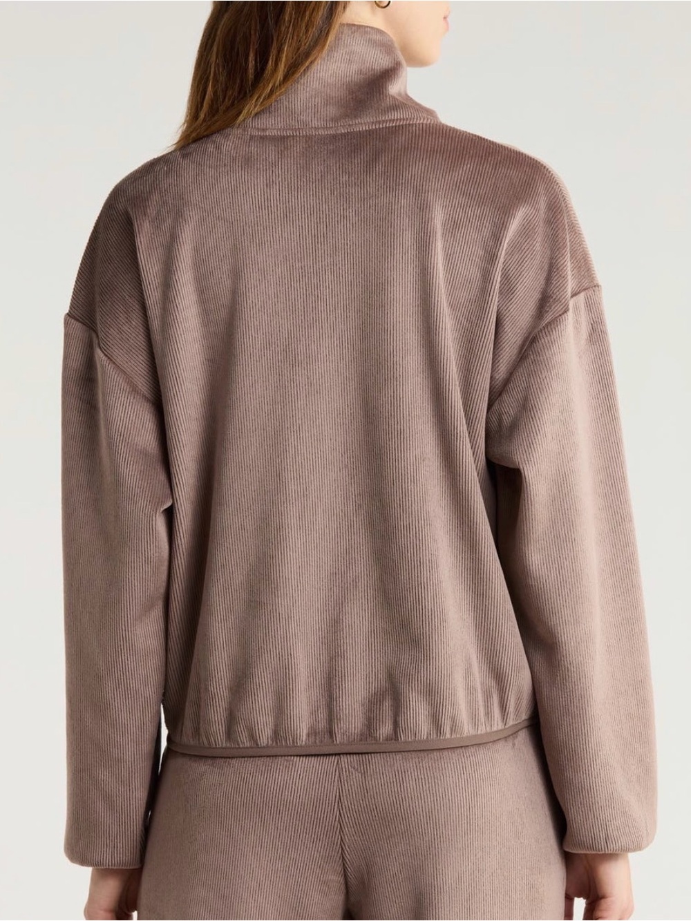 NWOT Zella Plush Ribbed Jacket - Picture 3 of 11